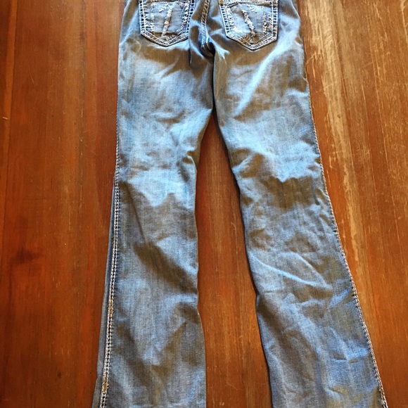 Cowgirl tuff jeans 28x 33 low rise long - Picture 3 of 5